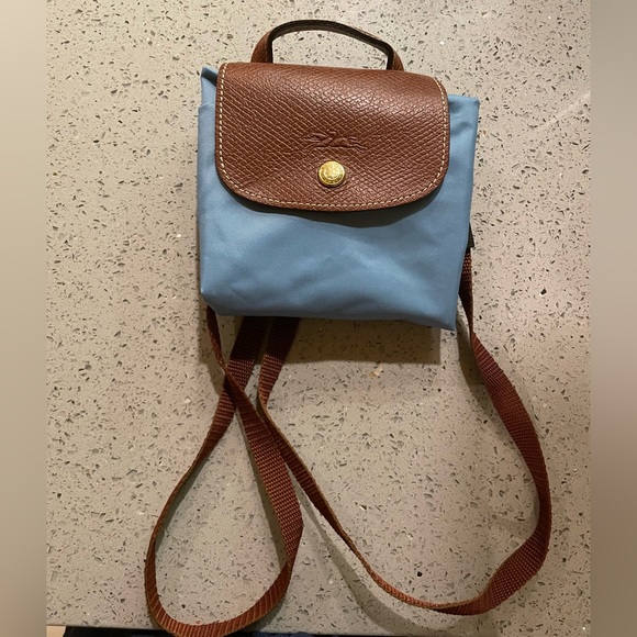 Longchamp backpack in light blue - NWOT - Picture 2 of 5